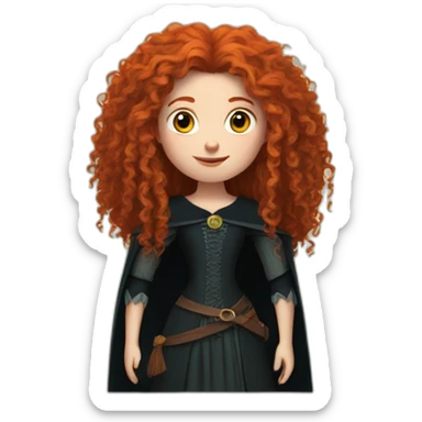 Merida gothic sticker