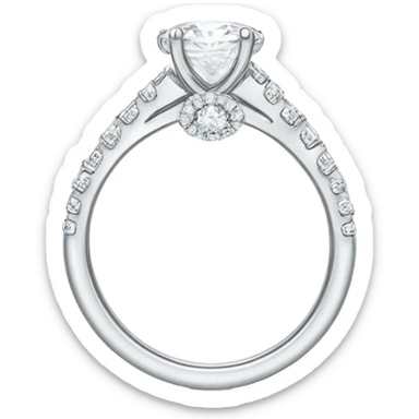 Engagement ring sticker