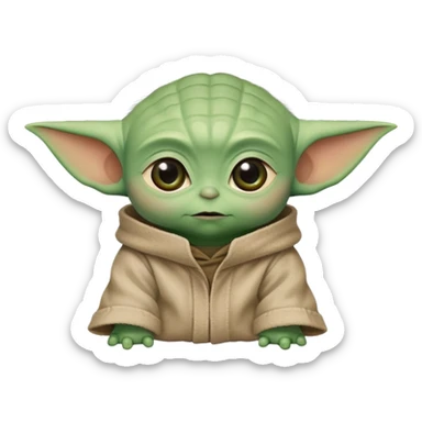 Bb yoda sticker