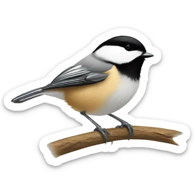 chickadee sticker