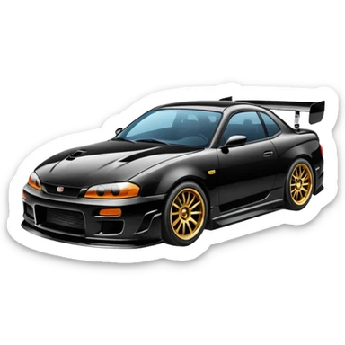 Drift car sticker