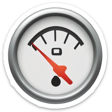 fuel gauge sticker