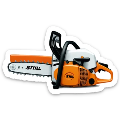 Stihl battery chainsaw sticker