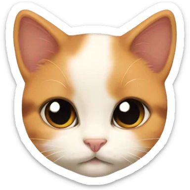 Calico kitten aesthetic  sticker