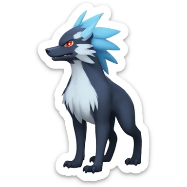 Nargacuga-Silvally-Sergal-Zoroark-Zorua full body sticker