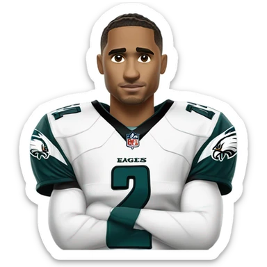 Philadelphia Eagles Jalen hurts sticker
