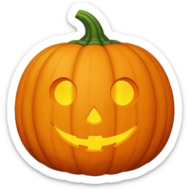 musk pumpkin whole sticker