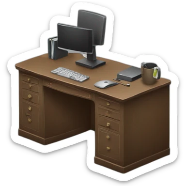 Schreibtisch sticker