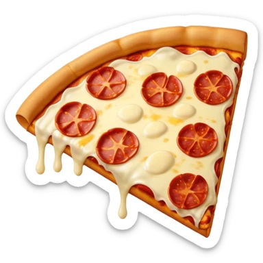 pepperoni pizza slice sticker