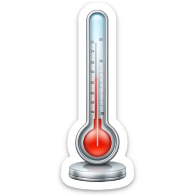 medical thermometer sticker