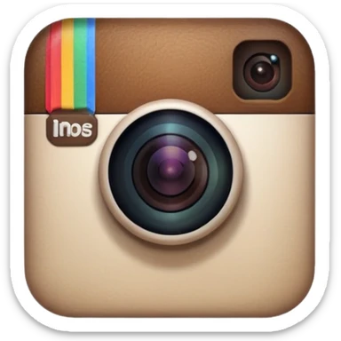 Instagram logo emoji sticker