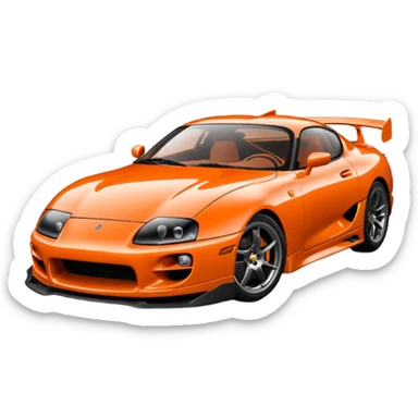 Supra mk4 organg sticker