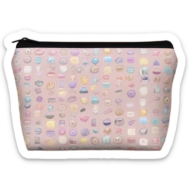 aesthetic cosmetic bag sticker