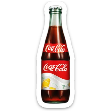 coca-cola bottle sticker