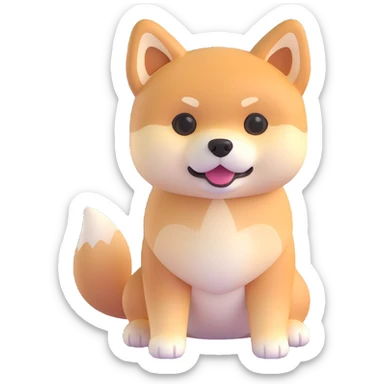 cute shiba inu sticker