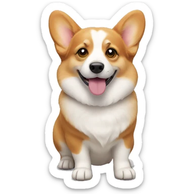 Corgi sticker