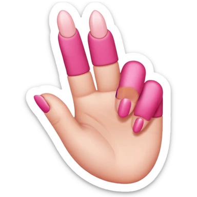 Make a emoji of a very small finger  sticker