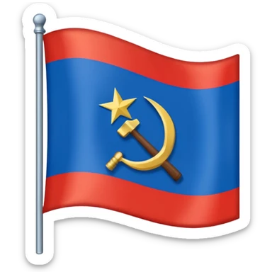 Flag of Russia but in 1974 sticker