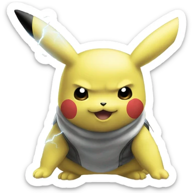 pikachu electric  sticker