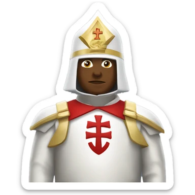 Caballero templario sticker