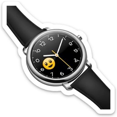 um RELÓGIO minimalista sticker