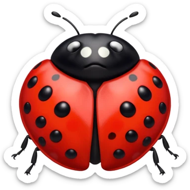 Cute sexy ladybug  sticker