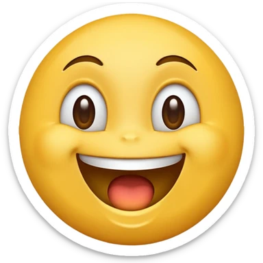 I need exite emoji sticker