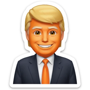 make a trump emoji sticker