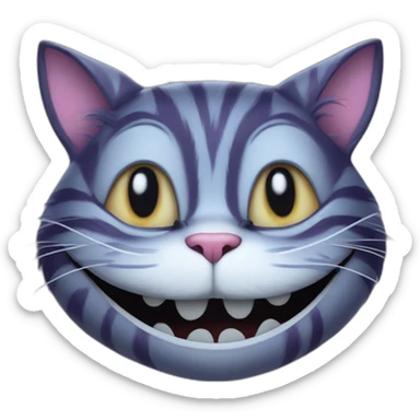 Cheshire-Cat sticker