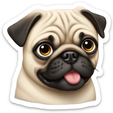 Pug sticker