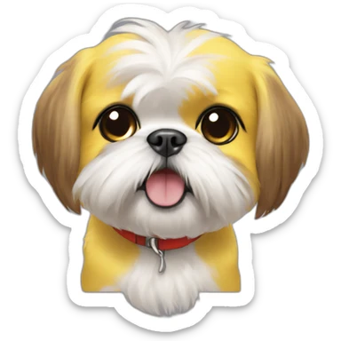 Shih Tzu and pikachu sticker