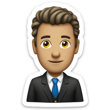 Empresario decepcionado sticker