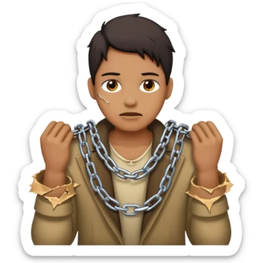 Freedom, the chains are broken sticker