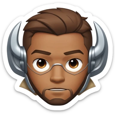 Sam Wilson with side-whiskers from avenger sticker