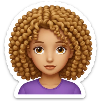 دختر موفرفری sticker