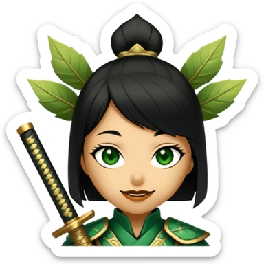 Emerald Samurai sticker