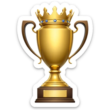 premier league trophy sticker