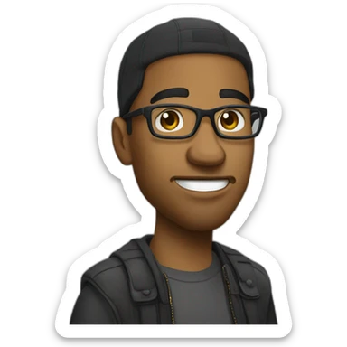 Le rappeur népal sticker