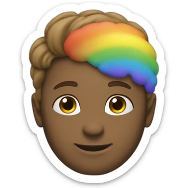 rainbow unitas sticker