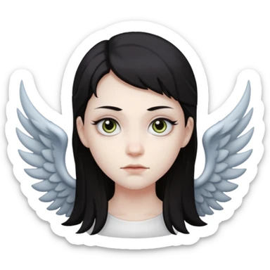 Meio anjo meio demonio sticker