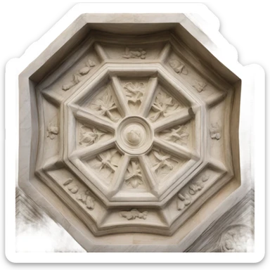 battistero di parma sticker