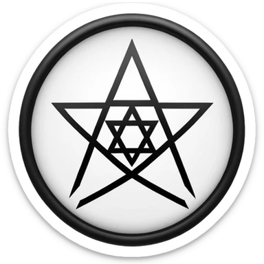 Bleach speaker with heartagram in it sticker