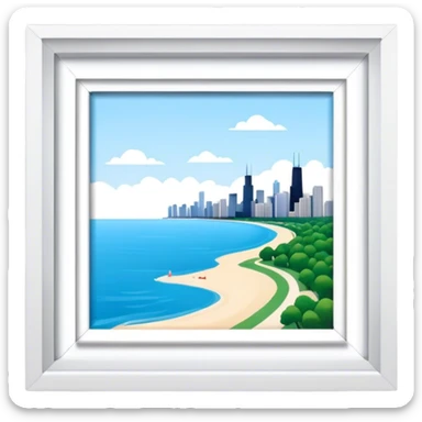 Chicago Lake Michigan sticker