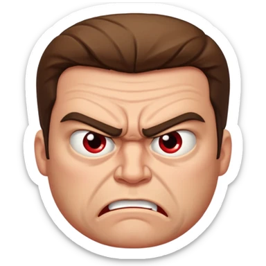 Angry Jude sticker