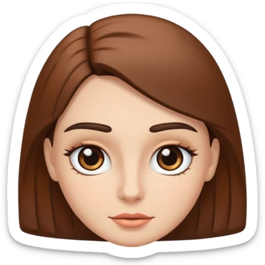 eyebrows separately sticker