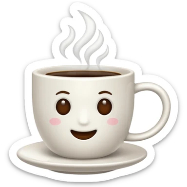 coffe cup sticker