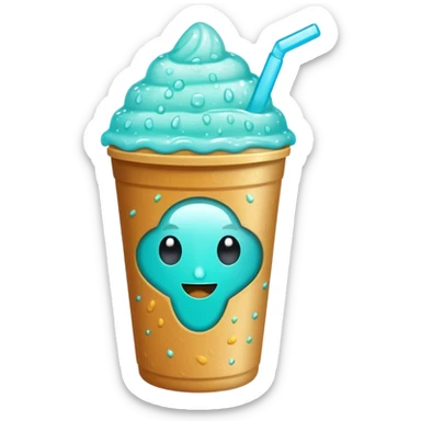 baja blast in a tacobell cup sticker