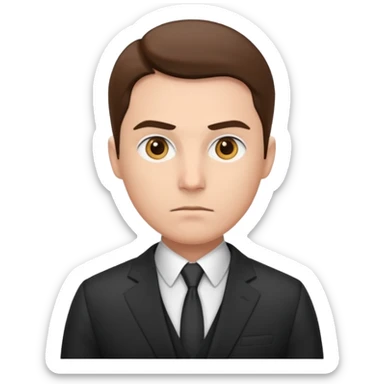 investor, one person sticker