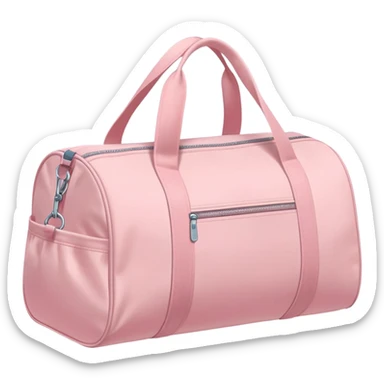 pastel Pink gym bag  sticker