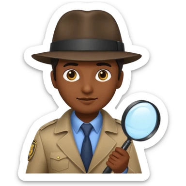 sidekick character, inspired by Agent Sai Srinivas Athreya, emoji style sticker